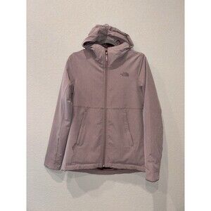 The North Face Quest High Loft Soft Shell Jacket Women’s S In Mauve Hooded